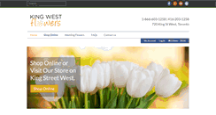 Desktop Screenshot of kingwestflowers.com