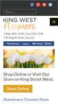 Mobile Screenshot of kingwestflowers.com